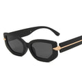 Personality Small Polygon Frame Metal Sunglasses Gradient Candy Colors Street Shot Eyewear