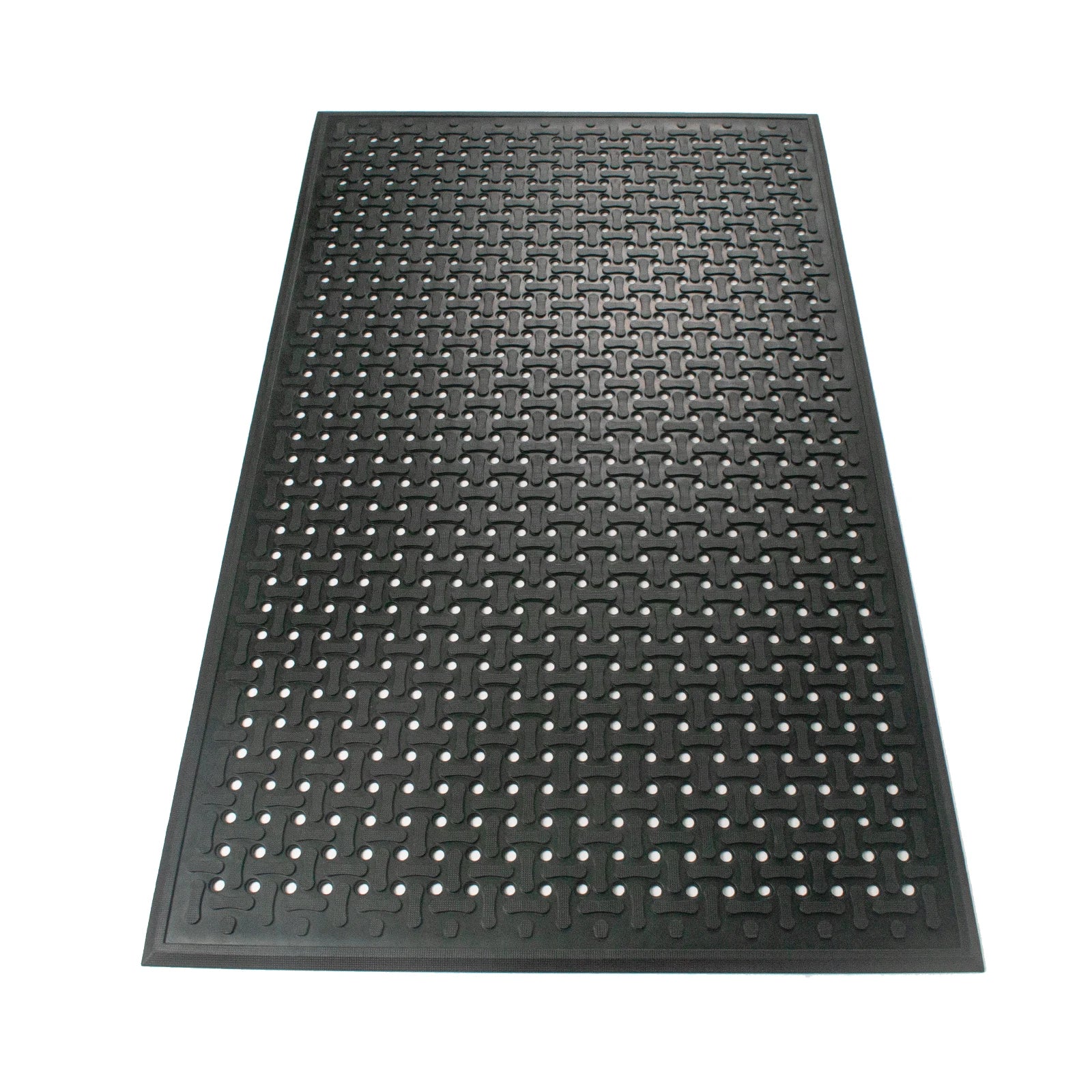 Kitchen Oil-proof Non-slip Floor Mat Workshop Warehouse Drainage Mat with Holes
