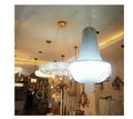 Factory Customizable Large Tassel Wedding Banquet Decoration Ceiling Chandelier Hotel Lobby Entrance Interior White Chandelier