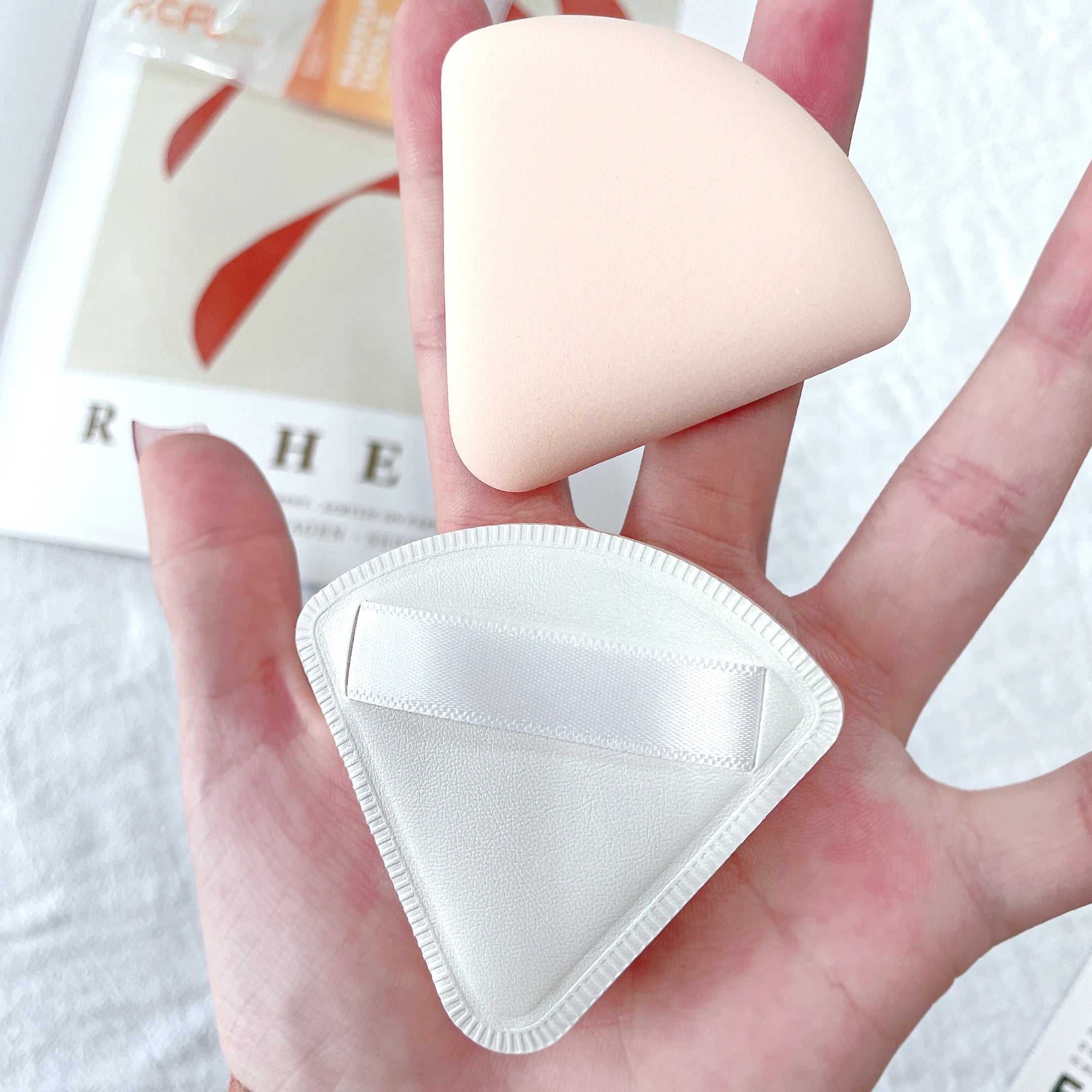 3pcs Super Soft Cotton Cloud PIPL Puff Dual-Use Wet/Dry Air Cushion Powder Makeup Sponge for Foundation Powder Makeup