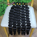 Loose Deep 100% Human Hair BundlesWet and Wavy Brazilian Virgin Human Hair BundleBest Virgin Hair Malaysian Human Hair Bundles