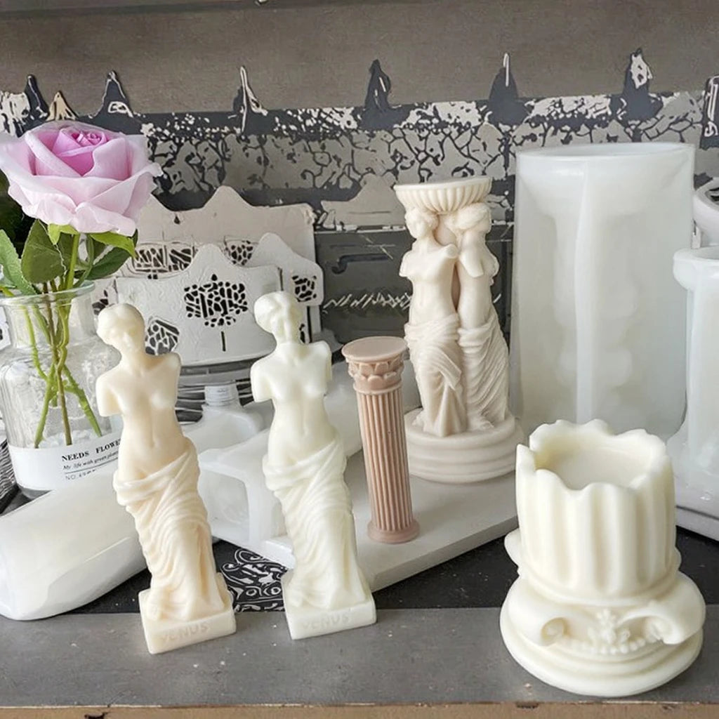 H-0250 3D Human Candle Silicone Mold Diy Drop Gypsum Mould Shame Men's Body Aromatherapy Human Body Molds
