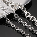 Three Size Classic Stainless Steel Chain Ellipse Shape DIY Necklace Jewelry Findings & Components