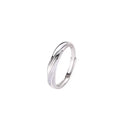 New Wholesale Simple Design 925 Sterling Silver Fine Jewelry Luxury Wedding Engagement Solid 925 Silver Ring
