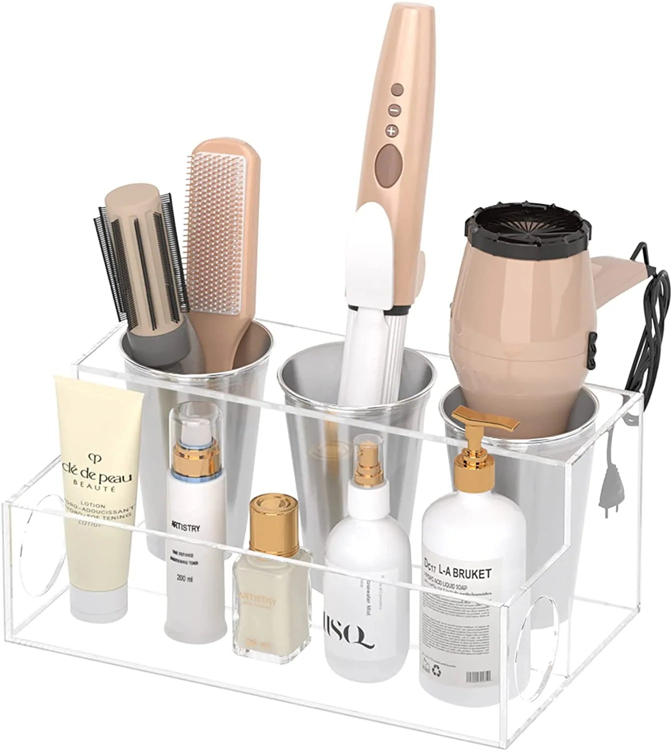 OWNSWING Acrylic Makeup Organizers Clear Cosmetic Storage Organizer for Cosmetics Make up Storage