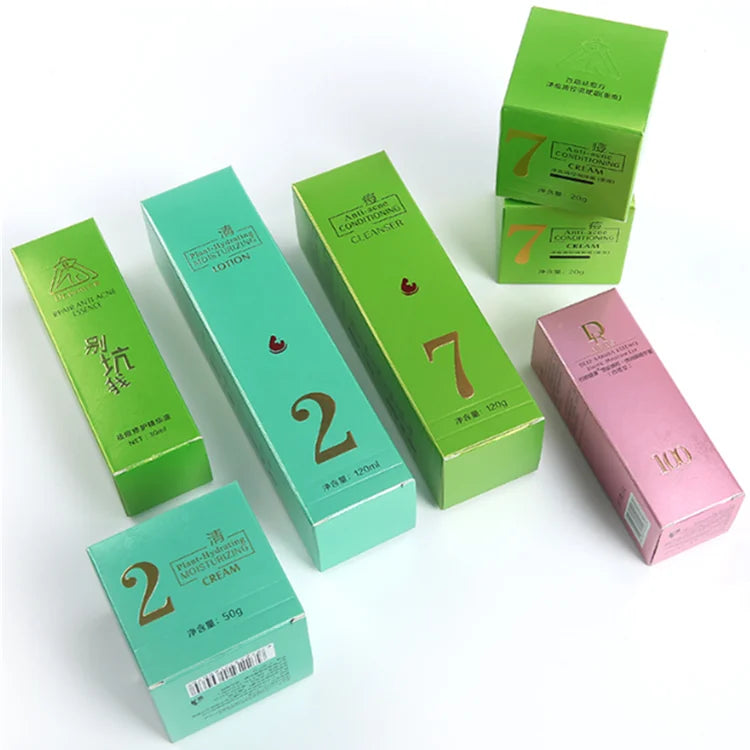 Custom Printing Full Color Logo Small Folding Paper Box Packaging With CMYK Printing
