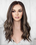 Great Quality Grade 12A Human Hair Highlights Brown Color Body Wave Jewish Kosher Wigs Human Hair Lace Front Wigs