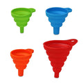 Flexible Soft Silicone Collapsible Funnel Kitchen Foldable Funnel