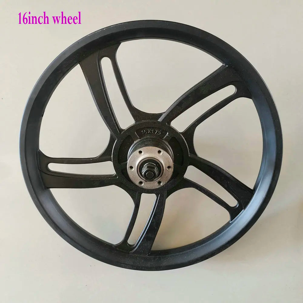 16inch Front Wheel Disc Brake With Axle for Electric Bike Scooter  MTB Mobility TRICYCLE Conversion Parts