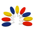 Factory Custom Logo EVA Foam Floating Keychain Oval Shape Boat Float Key Chain Promotional Gifts