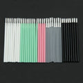Wholesale Disposable Lip Makeup Brushes Nylon Hair Transparent Plastic Handle Smudge Style Portable Cosmetic Lip Balm Lip