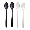 CPLA Disposable Fruit Milk Tea Spoon 21cm Long Handle Spoon Biodegradable PLA Yogurt Juice Stirring Spoon