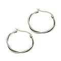 Vintage Twisted Hoop Earrings for Womens Fashion Wavy Clasp Earring Custom 925 Sterling Silver Fine Designer Jewelry Wholesale