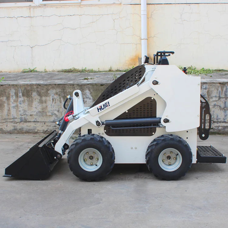 Mini Loader Skid Steer Loaders With Tracked Snow Blower Lawn Mower Breaker Hammer Earth-Moving Machinery Mini Skid Steer Loader
