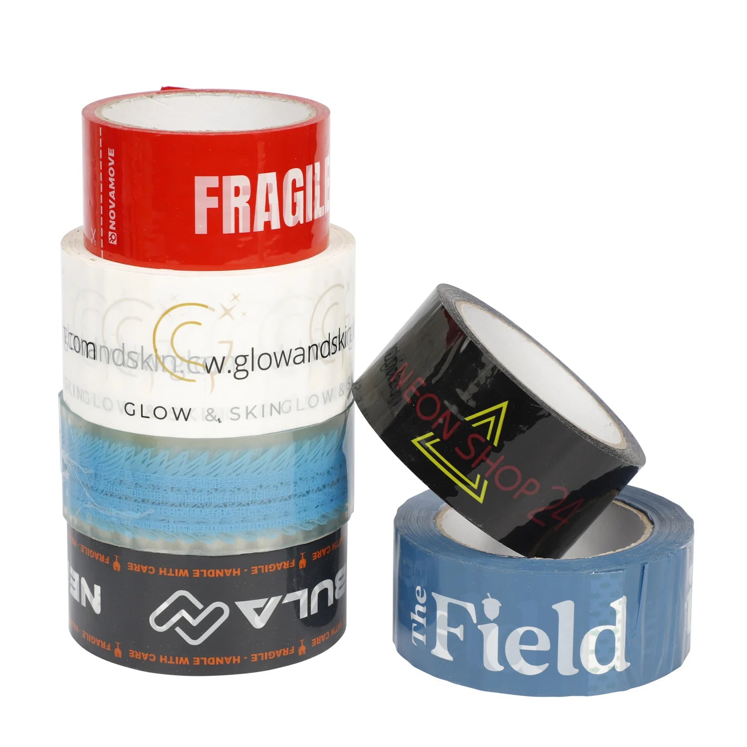 Carton Sealing Heat-Resistant Single Sided Pressure Sensitive BOPP Tape with Acrylic Adhesive Brown and Clear Packaging