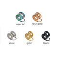 Stainless Steel Cool Spiral Coil Earrings Cartilage Clip on Ear Cuffs Non-pierced Pressure Keloid Earrings