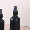 Wholesale 100ml Boston Perfume Bottle Empty Amber Matte Frosted Glass with Sprayer Pump Wholesale Glass Bottles