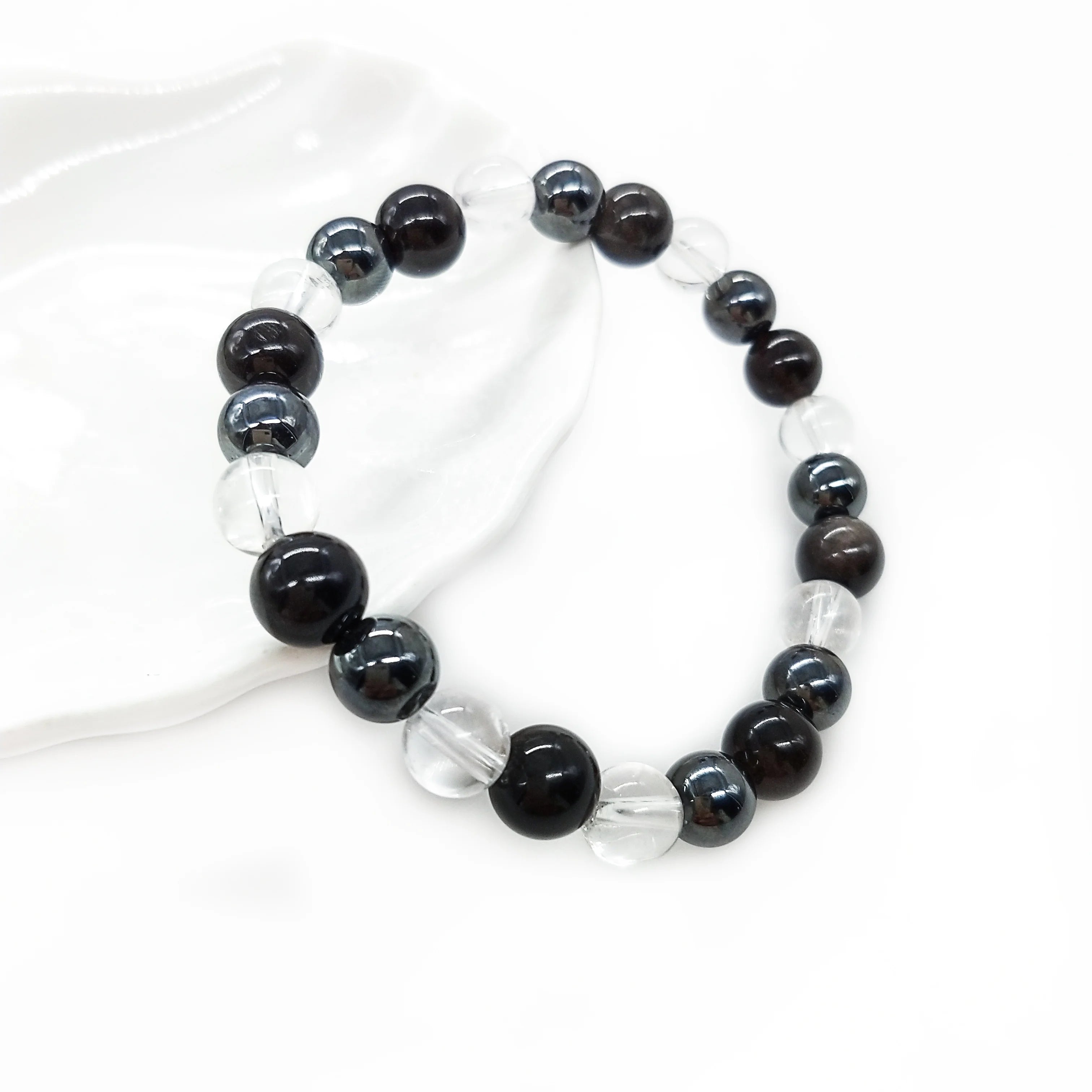 Natural Crystal Stone Amethyst Rose Quartz Turquoise Onyx Agate Beads for Women Men 6mm 8mm 10mm Round Crystal Beads Bracelet