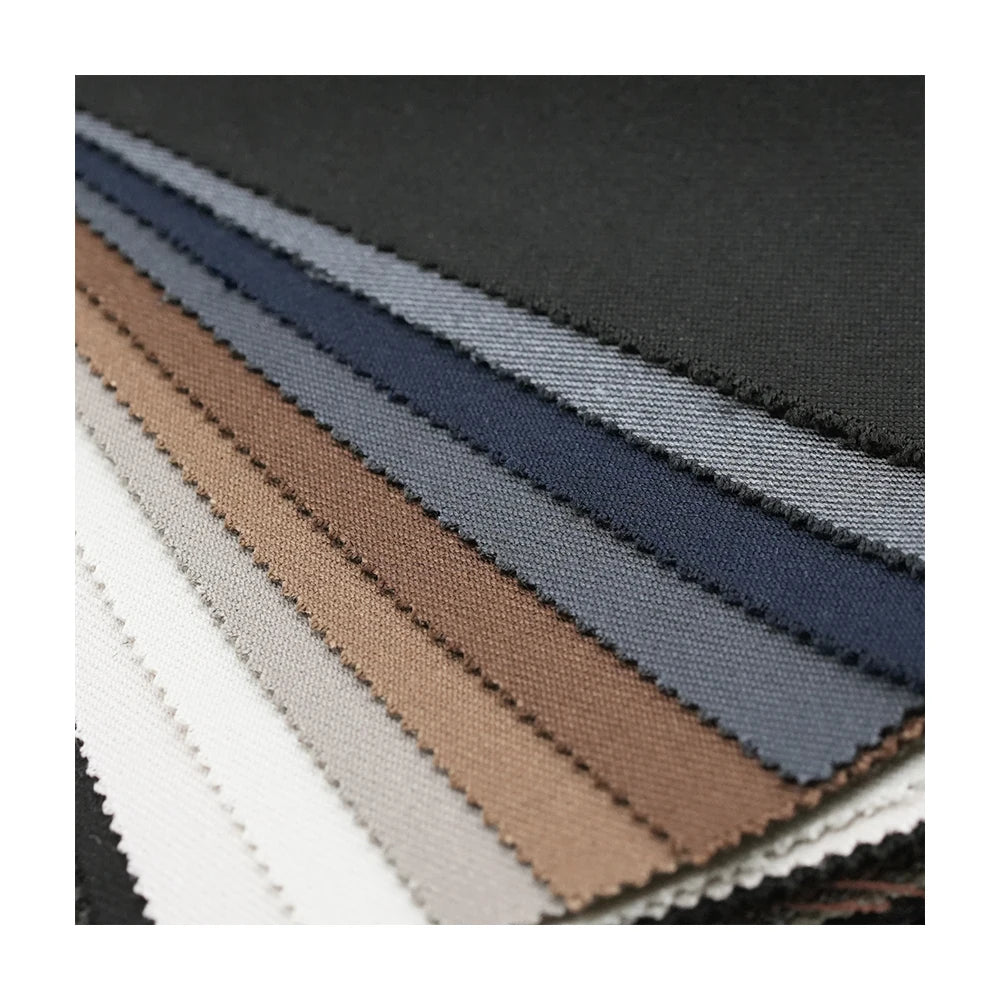 High Quality RTS Plain Worsted Yarn Woven 87%T 11%R 2%SP TRW Blend Fabric for Men's Suits Women Garments Boys & Girls Jackets