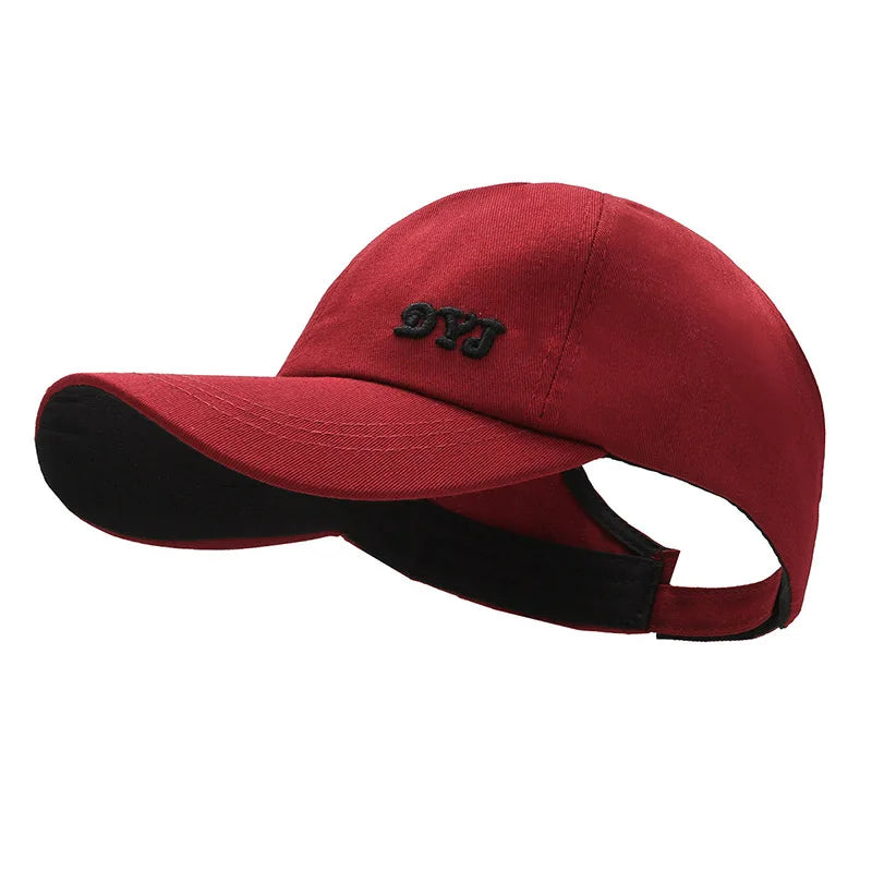 Custom Multiple Colour Ponytail Baseball Cap Black Man Sports Cap Adjustable Hip Hop Hats