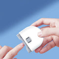 Automatic Nail Cutter USB Rechargeable Adjustable Gear Nail Trimmer Clippers Polishing Machine with Lighting