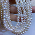 Freshwater Shell Beads Round Pearl Natural 2/3/4/6/8/10mm White Jewelry Making White Pink Purple 5 Strand 1-5 Days 0.8-2mm