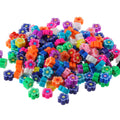 100pcs/lot Mixed Flower Polymer Clay Beads Handmade Flower Beads for Jewelry Making DIY Bracelet Necklace Crafts Hole 1.6mm