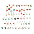 2022 SC Hot Sale Stainless Steel Stud Colorful Geometric Fox Frog Earrings Cute Animal Jewelry Gifts for Women