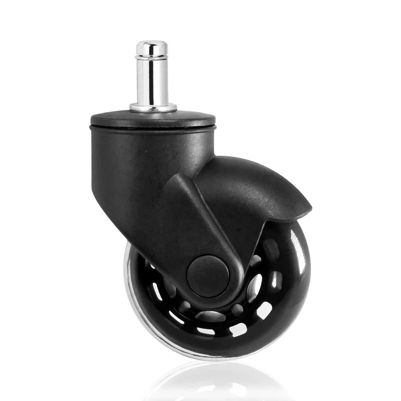 2.5 Inch Black Colors Plastic Swivel Casters & Transparent Caster & Office Chair Locking Casters