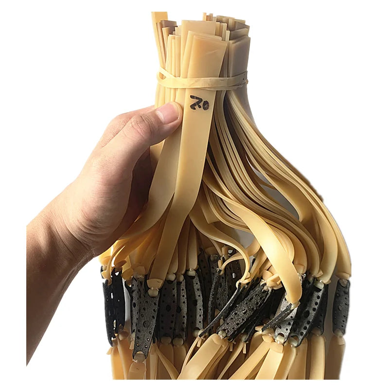 Thick and Durable Rubber Band Outdoor Hunting Slingshot Accessories 3 Pieces 1.5 mm 2 mm Wide Rubber Band High Quality Latex