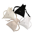 Microfiber Jewelry Bag Drawstring  Small Cloth  Necklace Ring Earring Storage