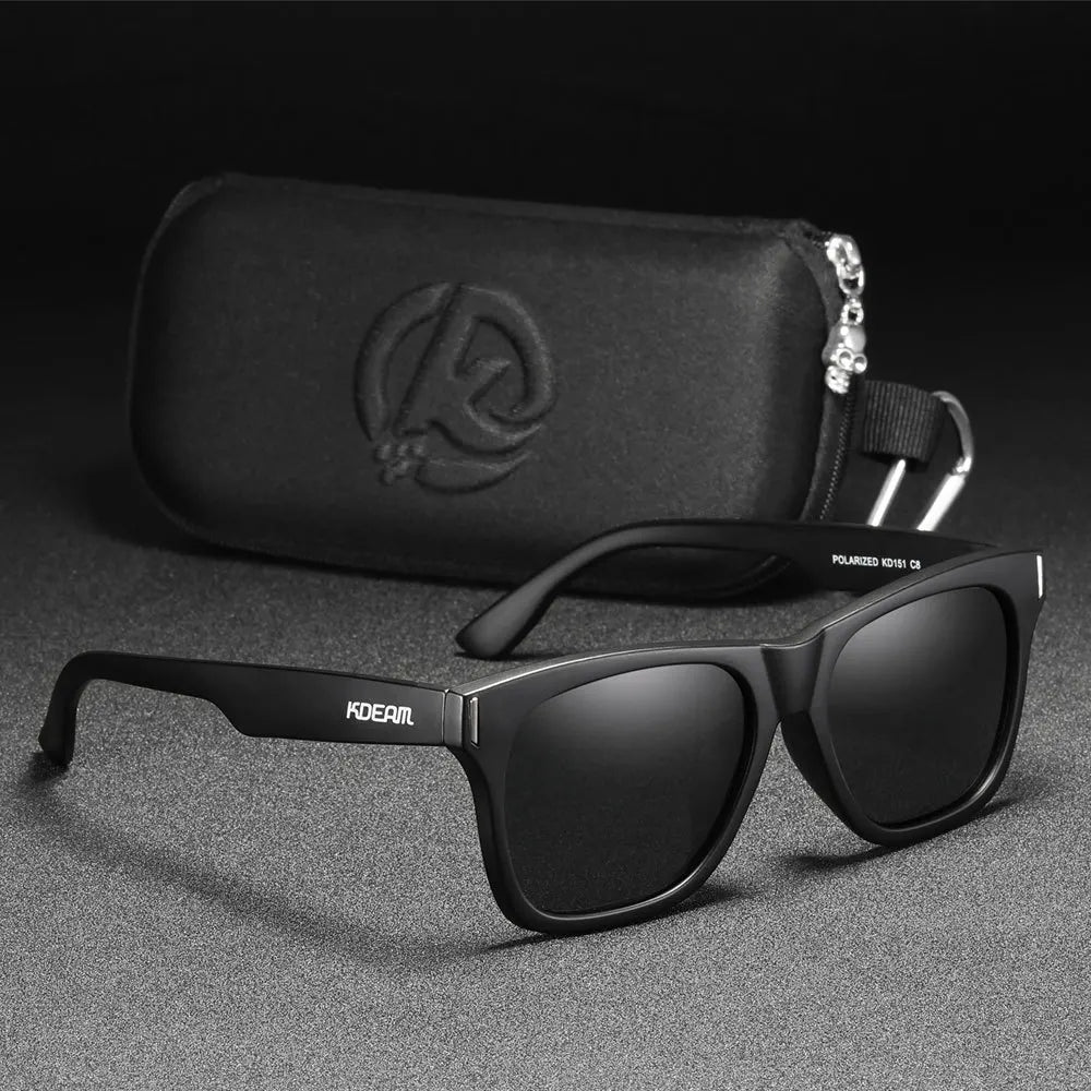 KD151 Kdeam New Trending Polarized Sun Glasses Men Retro Driving Sunglasses Unisex Outdoor UV400 Custom Logo Sunglasses