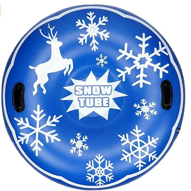 Hot Sale Inflatable Sledge Double Layer Bottom Heavy Duty PVC Foldable Towable Snow Sledding Tube for Children Durable Safety