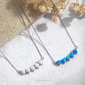 Luster Hot Selling Fire Opal Fine Jewelry 925 Sterling Silver Necklace for Women