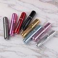 Portable in Stock Reusable Aluminum Mini 5ml 8ml Travel Refillable Perfume Atomizer Bottles Outdoor Size Sample Bottles