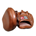 ANGTIAN Factory Custom Genuine Leather Boxing MMA Punch Mitt/ Boxing Focus Pads/ Muay Thai Training Pads Mitt