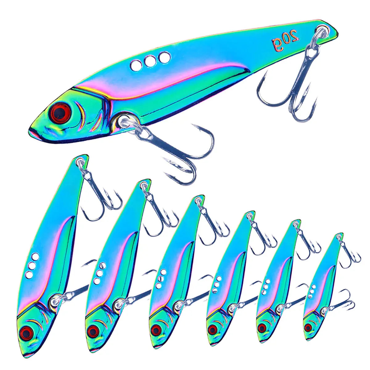 3g/5g/7g/10g/15g/20g Freshwater Saltwater Artificial Baits Vibration Lures Metal Sinking Fishing Vib Lure