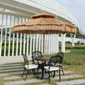 Wholesale Furniture Parasol Garden Thatch Beach Umbrella Garden Sun Rain Grass Beach Uv Huge Outdoor Umbrella for Wedding