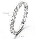 Trending Full Cubic Zirconia Ring Wholesale Cubic Zirconia 925 Sterling Silver Ring