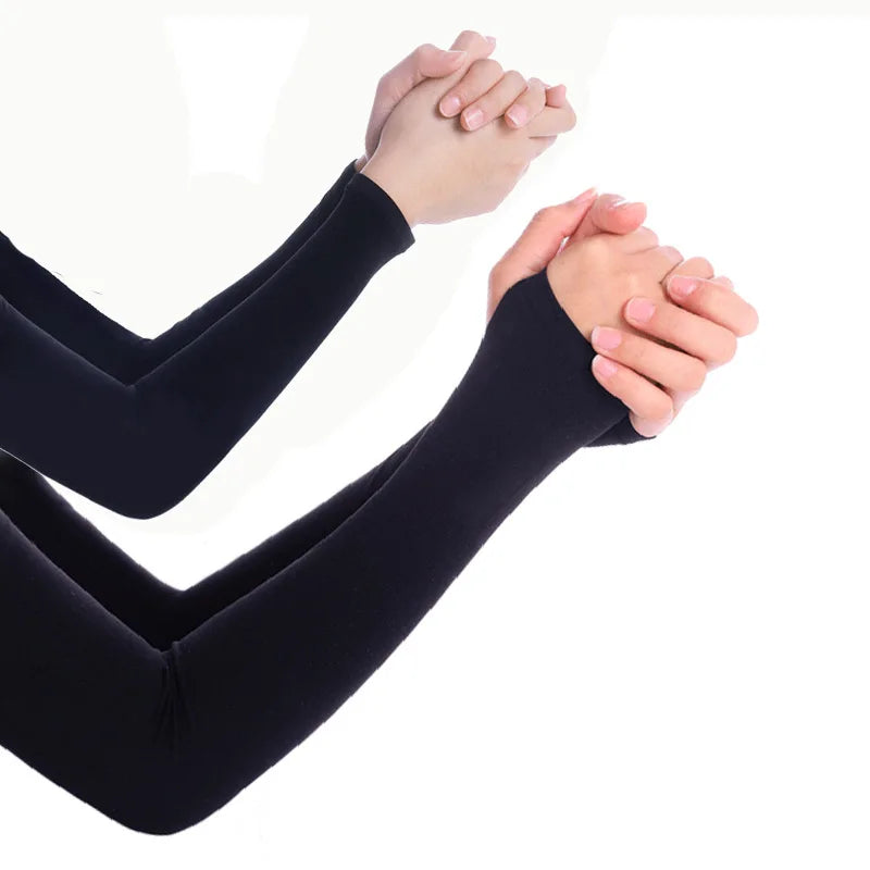 Lightweight  Baseball Basketball Cool Arm Cover Sleeve UV Sun Protection Baseball Elastic Arm Sleeves