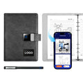 Custom Smart Leather Notebook Paper Screen Sync  Agenda Recording Leather Notebook AI Painting Book Smart Pen Fingerprint Lock
