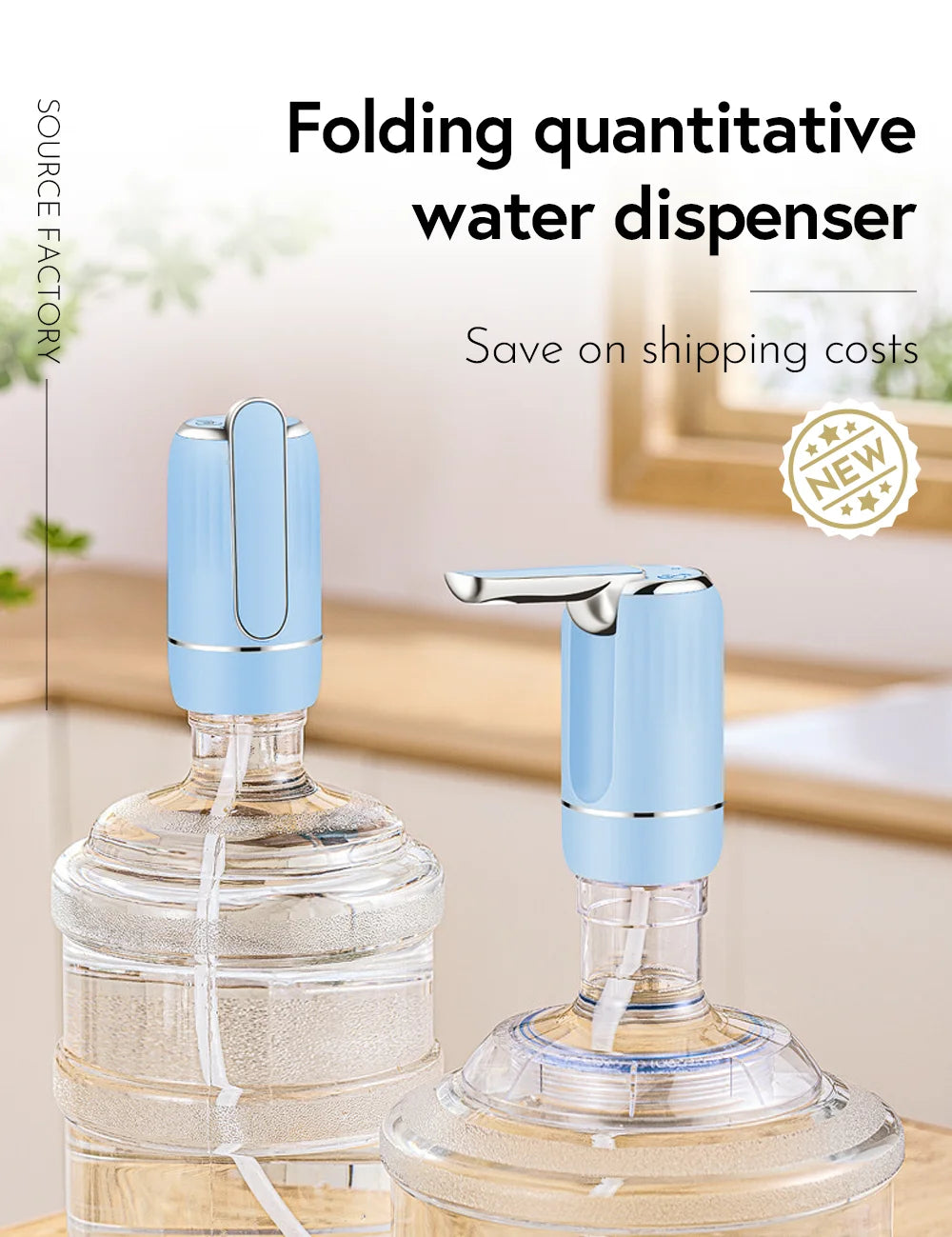 Wholesale Automatic Bottle Drinking Rechargeable Mini Electric Usb Portable Water Dispenser Pump
