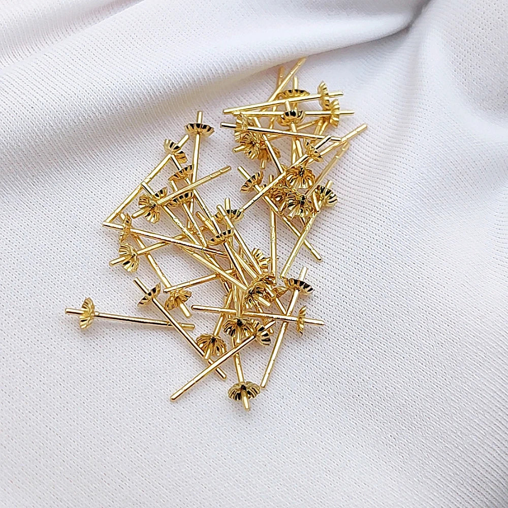Fine Earrings Freshwater Pearl Female Earrings Jewelry Accessories Findings Chunky Gold Jewelry Women