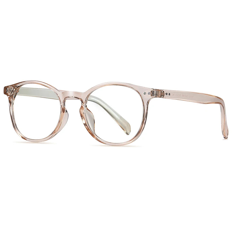 Trendy Round Women Glasses Frames Anti Blue Light Optical Glasses Computer Eyeglasses CE