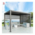 Garden Outdoor Bioclimated Aluminum Pergola With Louvers Gazebo Outdoor Gazebo Pergola Aluminium