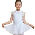White Lace Ballet Leotards Cotton Tutu Dance Wear Ballet Costume Ballet Clothes for Girls