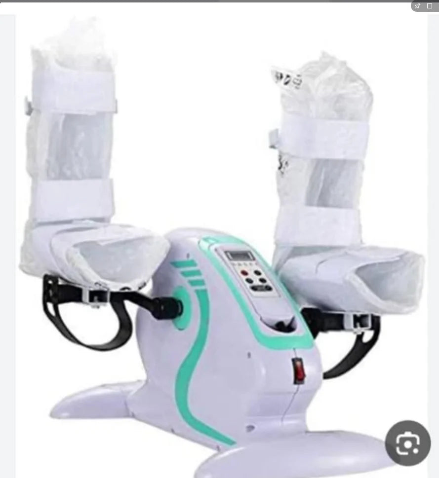 Home Use Durable Electric Motorized Mini Fitness Exercise Bike Pedal Exerciser Leg Training for Rehabilitation Metal ABS