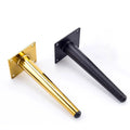 Popular Modern Gold Brass Furniture Table Legs Tapered Metal Black Gold Metal Sofa Legs Couch Feet Sofa Accessories