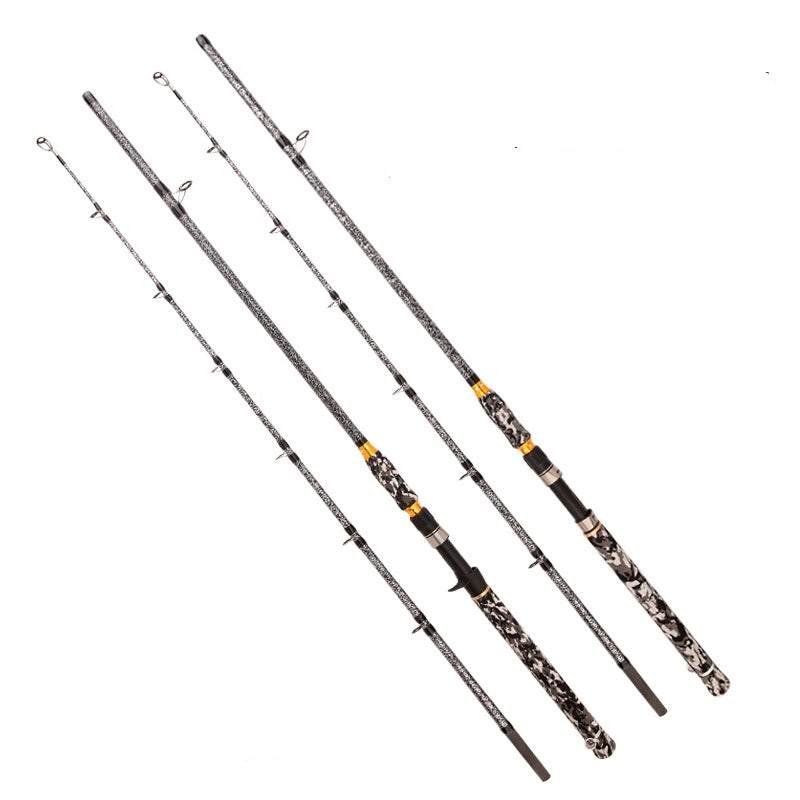 1.8m 2.1m 2.4m 2.7m Carbon Spinning /Casting Rod Long Cast Sea Fishing Rod Fishing Tackle Lure Rod Fishing Equipment