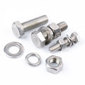 M6 M8 M10 M12 M14 M16 M18 M20 M22 M24 Stainless Steel 304 DIN 933 931 Hex Head Bolts with Nut and Washer